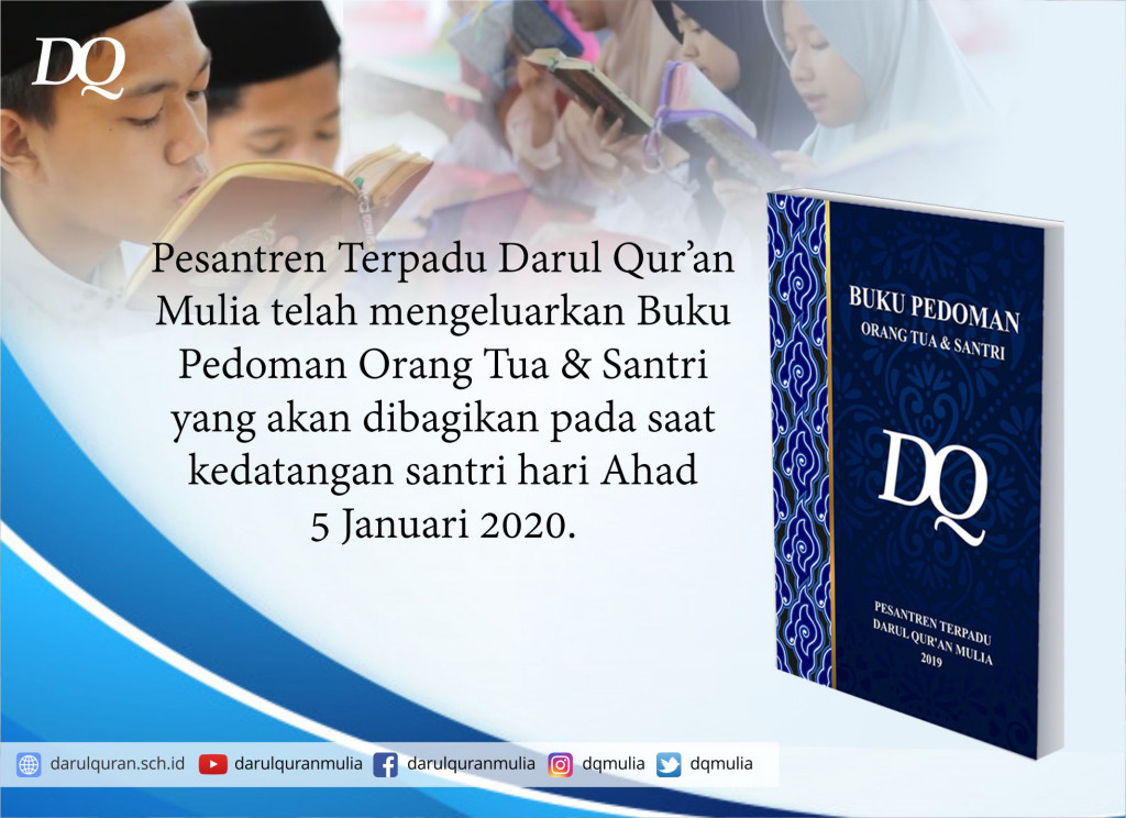 BUKU PEDOMAN ORANG TUA & SANTRI